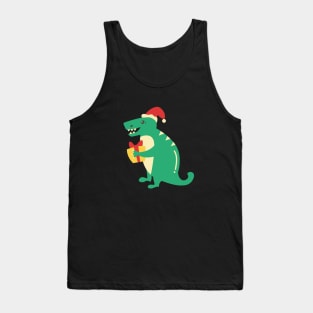 Dinosaur Giving Gift Tank Top